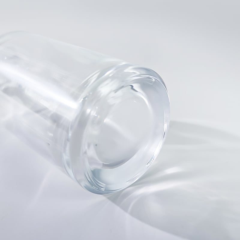 Wholesale HY-S007 Luxury Heavy Base Cylinder Glass Perfume Bottle Custom Logo