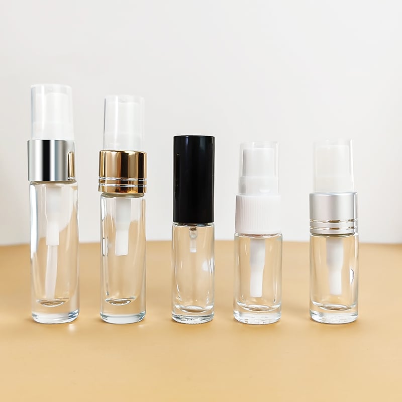 Factory Wholesale Small Clear 2ml 5ml 10ml Vial Perfume Glass Bottles