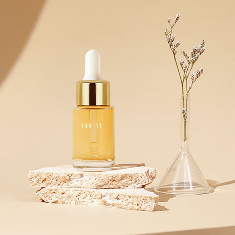 flacon carré en verre de 15 ml avec logo mat personnalisé, pour emballage de sérum capillaire et cosmétique, soins du visage, boîte avec flacon compte-gouttes