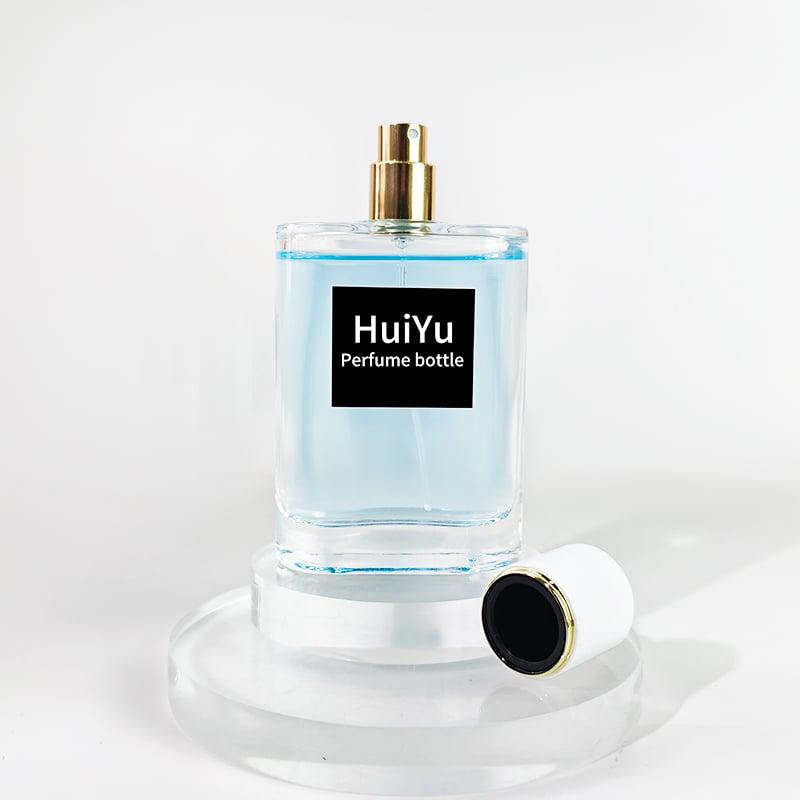 Großeinkauf Klare Benutzerdefinierte Parfümöl-Glasflasche HY-S019