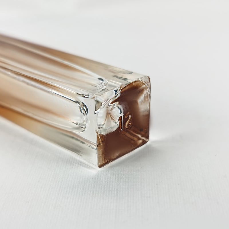 10ml  Square Thick Bottom Perfume Essential Oil Glass Roller Ball Bottle HY-1874