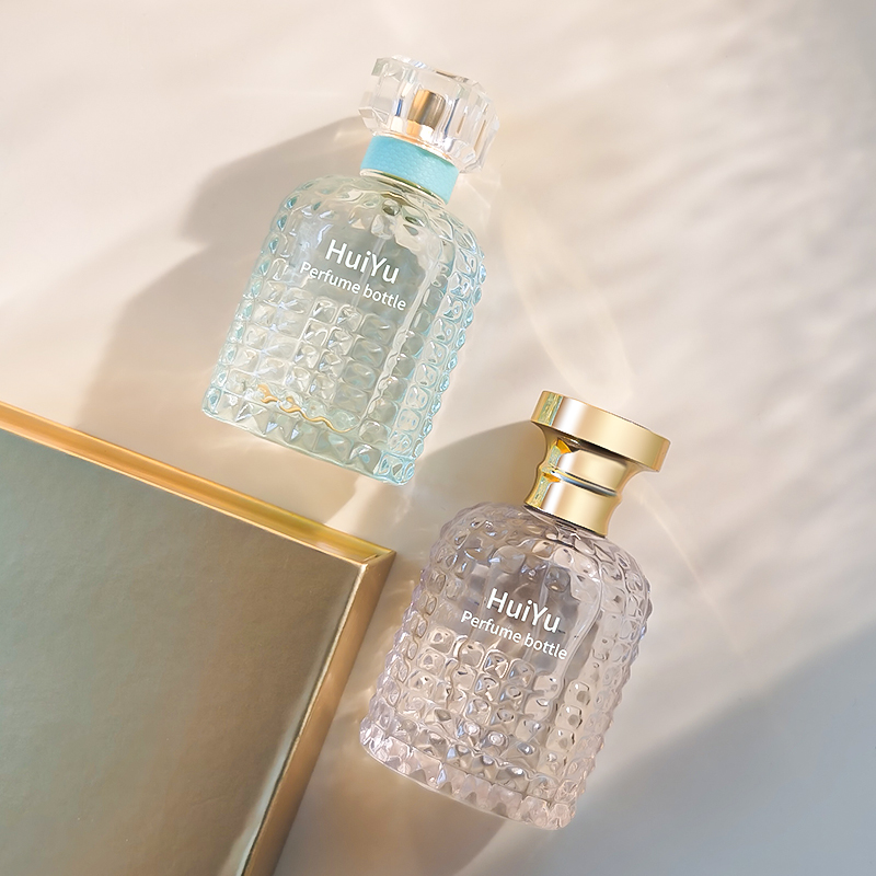 Elegant Flat Crystal Women's Parfum Bottle HY-S018