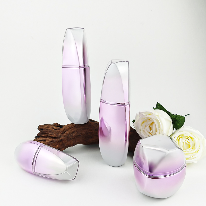 Pink Irregular Empty Face Lotion and Cream Bottle HY-2450