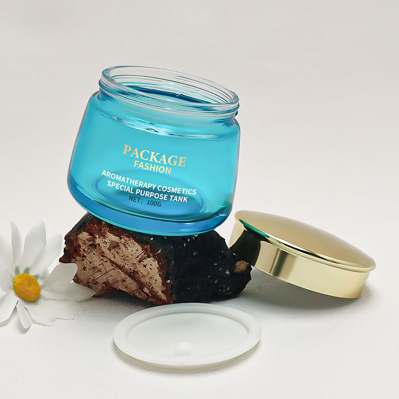 100g Custom Wide Mouth Glass Cream Container HY-1865