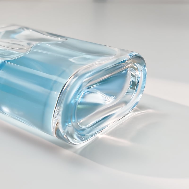Großeinkauf Klare Benutzerdefinierte Parfümöl-Glasflasche HY-S019