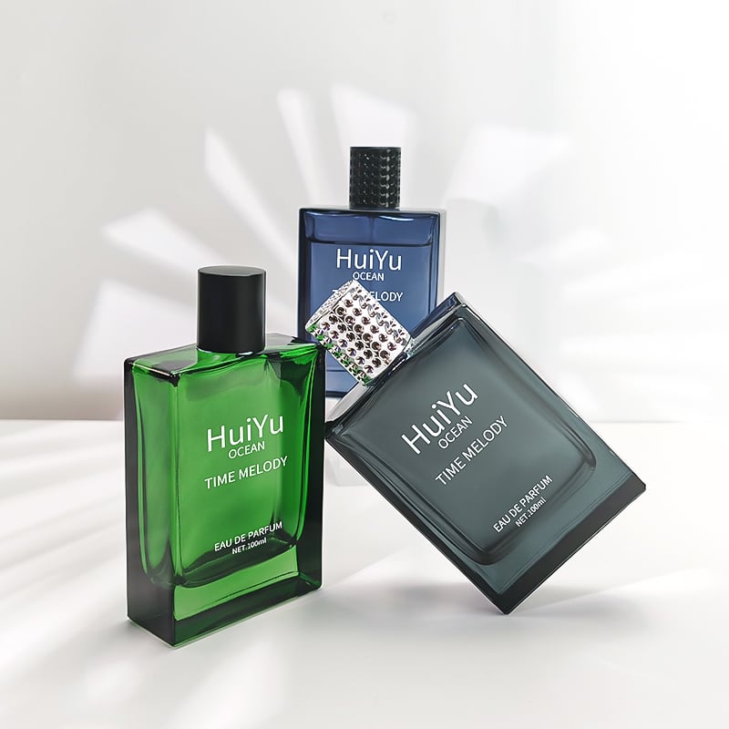 Custom Color Flat Fragrance Spray Bottles for Men HY-S016