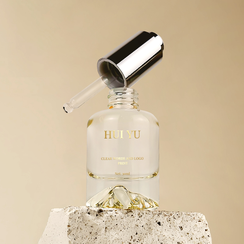 Skincare Packaging Mountain 30ml Essential Oil Push Dropper Pump Bottle HY-1940