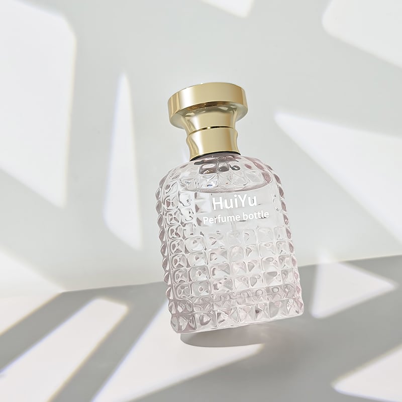 Elegant Flat Crystal Women's Parfum Bottle HY-S018
