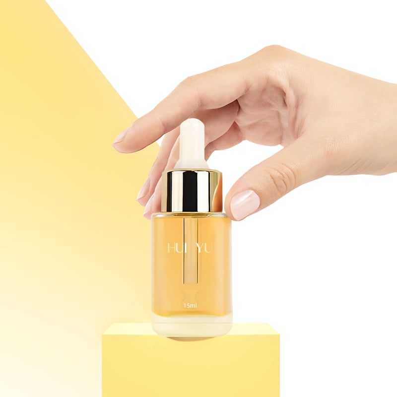 flacon carré en verre de 15 ml avec logo mat personnalisé, pour emballage de sérum capillaire et cosmétique, soins du visage, boîte avec flacon compte-gouttes
