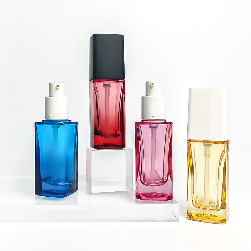 30ml  Multi-Color Glass Liquid Foundation Bottle HY-2425