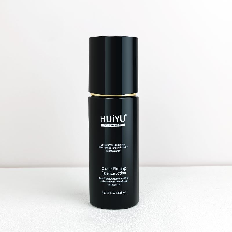 Black Flat High End Skin Care Lotion Bottle Set HY-2440