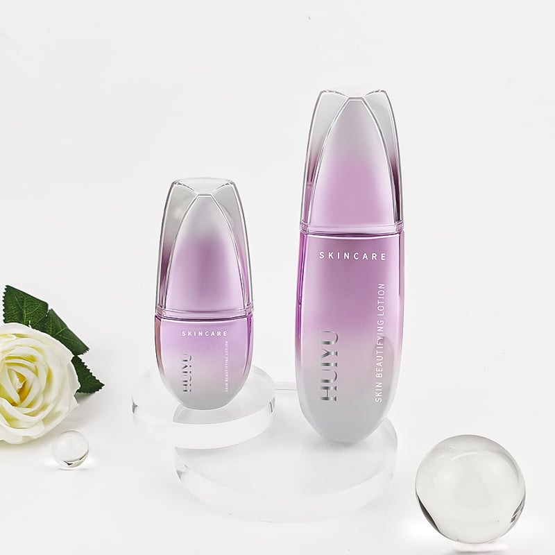 Pink Irregular Empty Face Lotion and Cream Bottle HY-2450