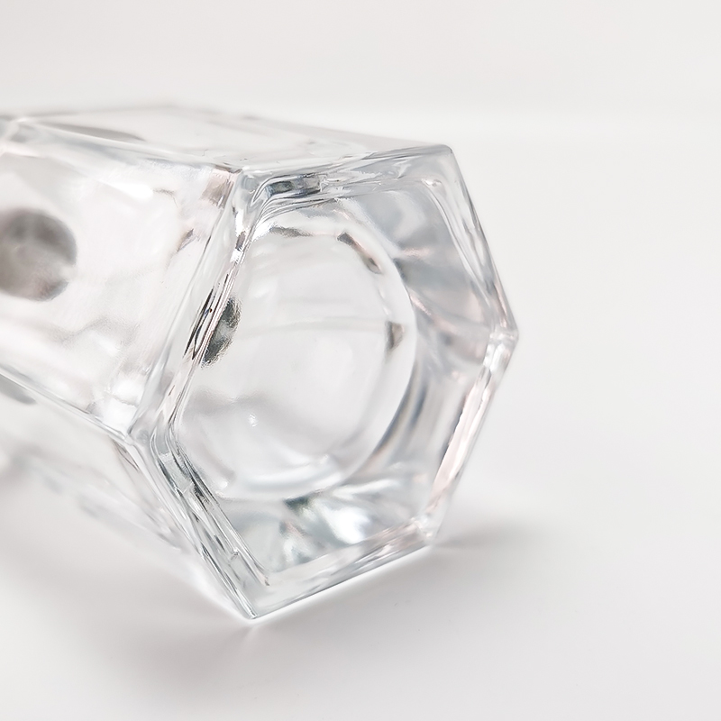 40ml Custom Unique Empty Clear Fragrance Glass Perfume Bottle with Spray Pump