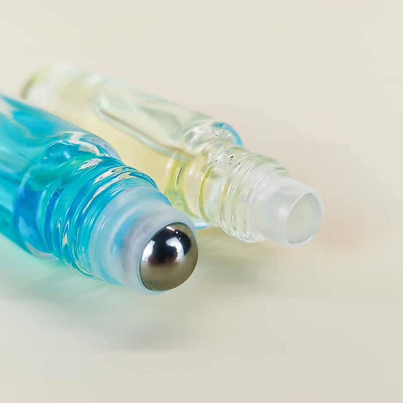 5ml Custom Small Refillable Round Empty Roll On Perfume Oil Bottle