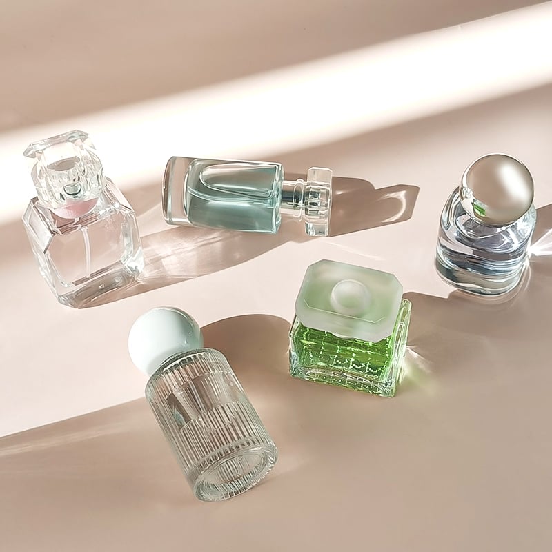 High Quality Transparent Empty Fancy Glass Mini Perfume Bottles 20 ml