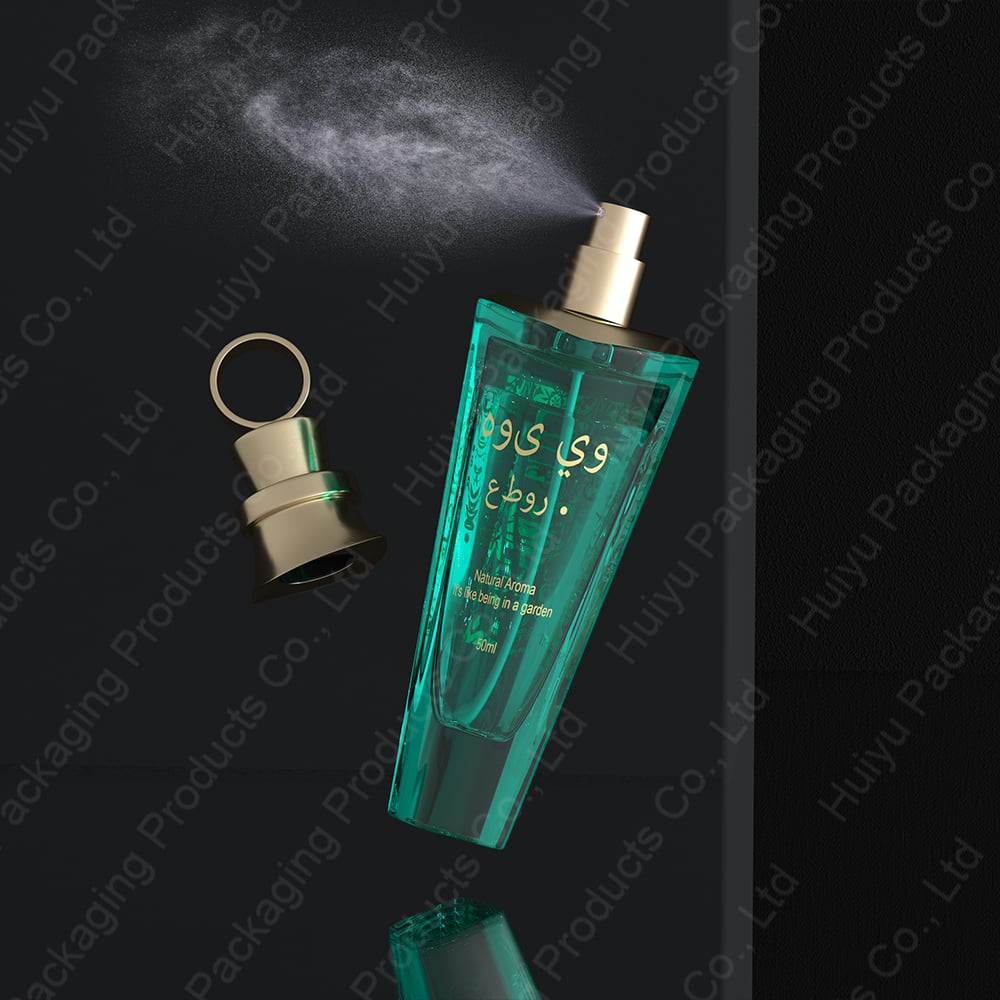 New Design ODM Unique Luxury Empty Screw 100ml Glass Perfume Bottle with Spray Pump