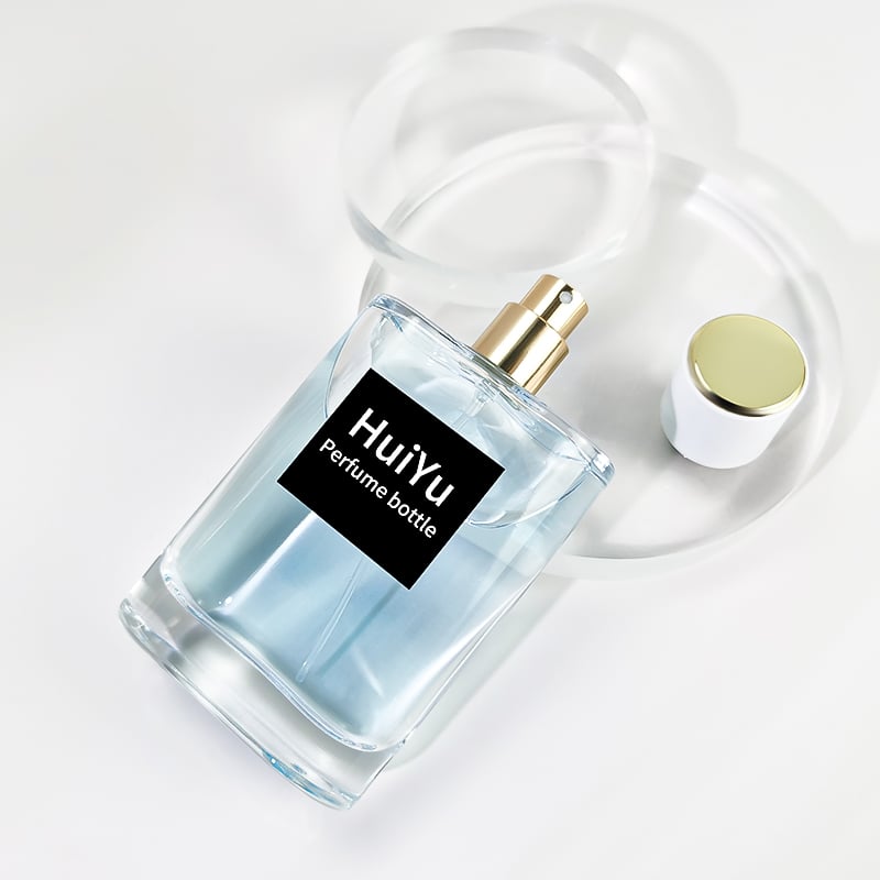 Großeinkauf Klare Benutzerdefinierte Parfümöl-Glasflasche HY-S019