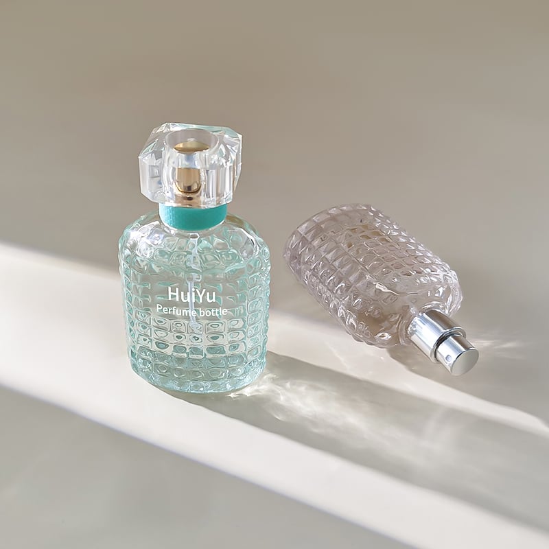Elegant Flat Crystal Women's Parfum Bottle HY-S018