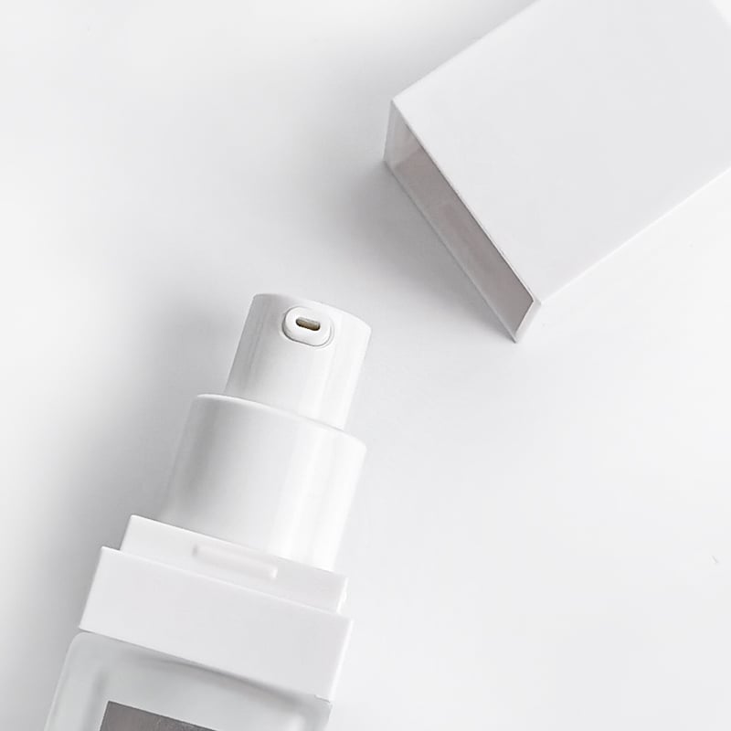 Botol Pomad Kosmetik Kosong Model Persegi dengan Kaca Matte Label Pribadi Disesuaikan, 15ml 30ml untuk Muka