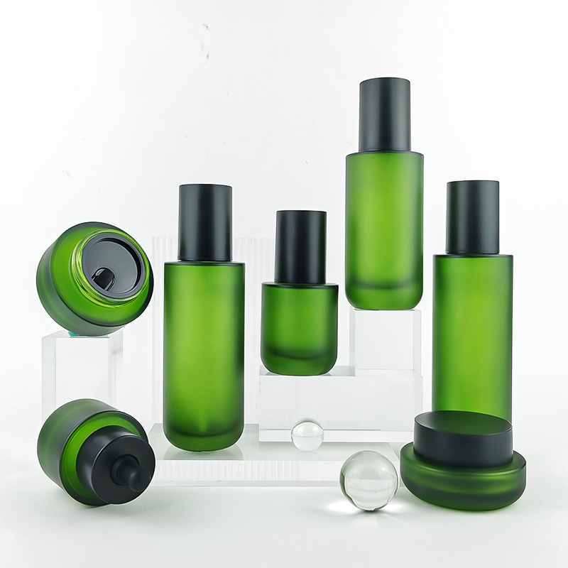 150ml Empty Cosmetic Glass Lotion Bottles HY-2453