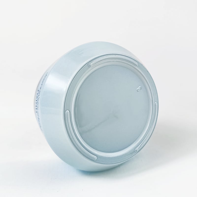 Manufacture Spraying Color Blue 50g Empty Cosmetic Jar Custom Face Cream Container with Cap and Lips