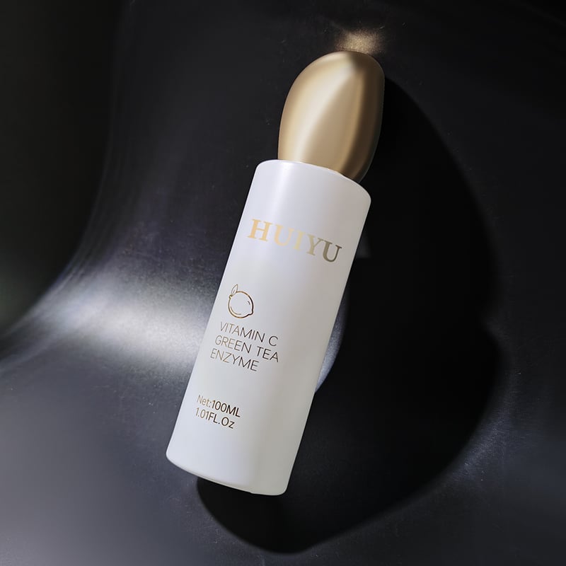 Hot sale luxury gold white matte frosted glass skin care lotion cream bottles HY-2464