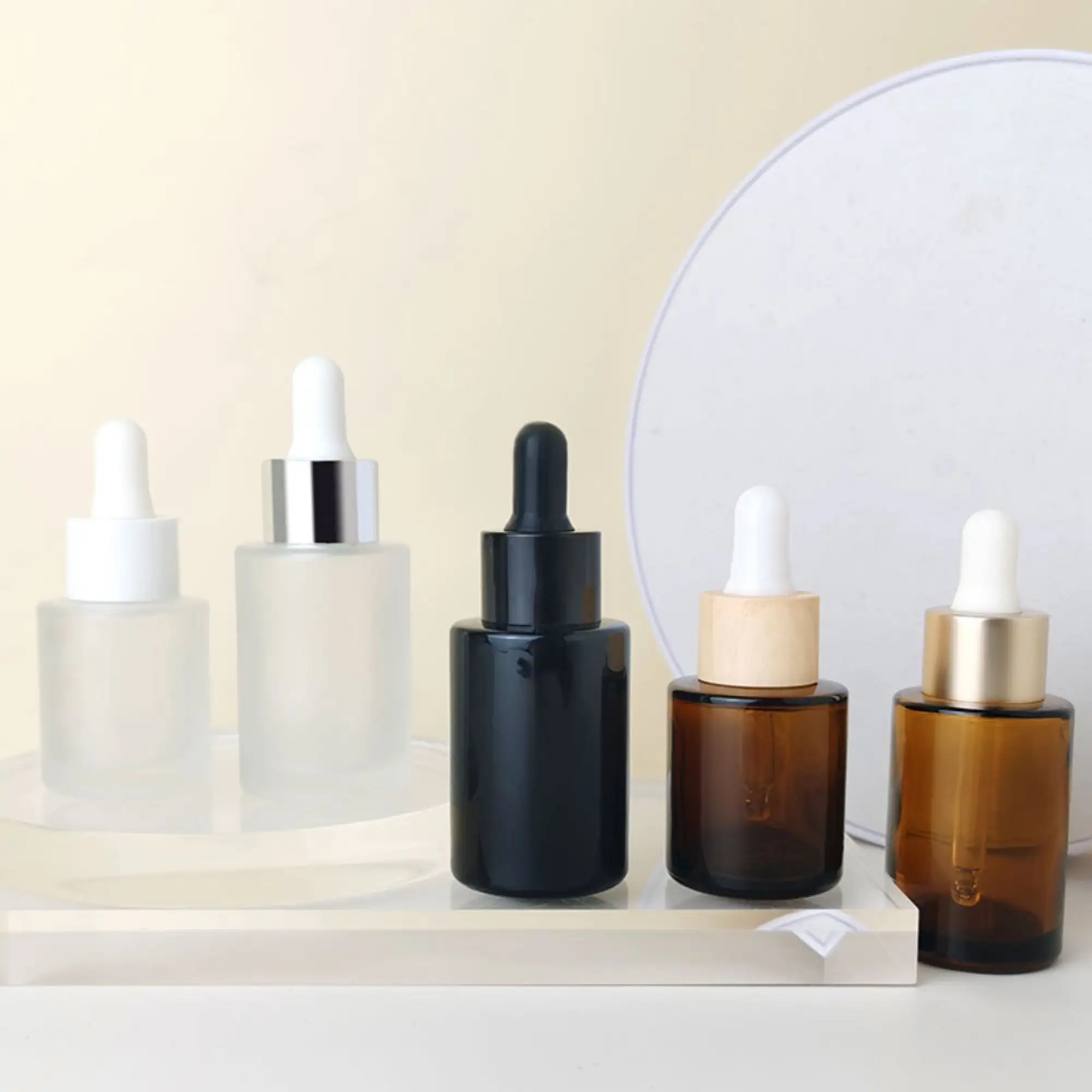 Glass Dropper Bottle Compatibility with Essential Oil Formulations
