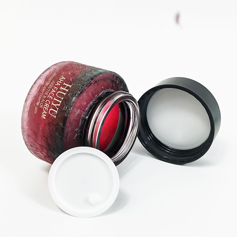 High Quality Ice crack Gradient Skincare Cream Container HY-2390