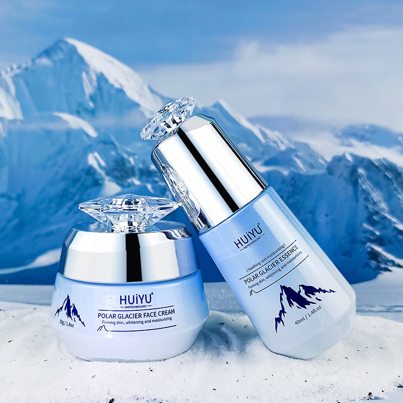 Manufacture Spraying Color Blue 50g Empty Cosmetic Jar Custom Face Cream Container with Cap and Lips