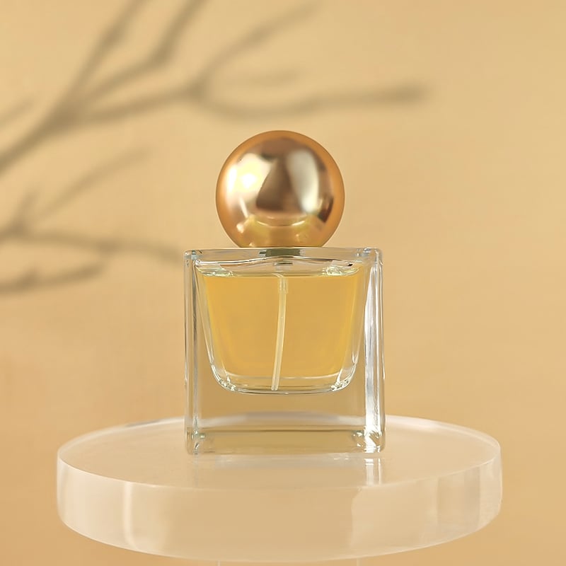 100ml 50ml 30ml custom cube glass perfume bottle in bulk HY-P359