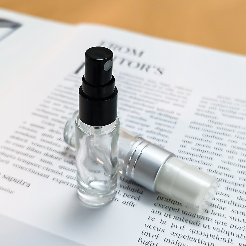 Transparent 2ml 5ml 10ml Pocket Mini Glass Spray Perfume Bottle for Test HY-S038