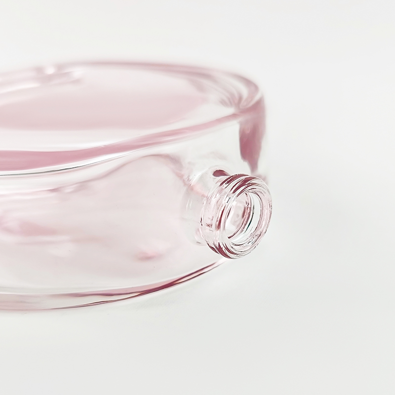 100ml Round Clear Glass Perfume Bottle With Silver Cap HY-S005