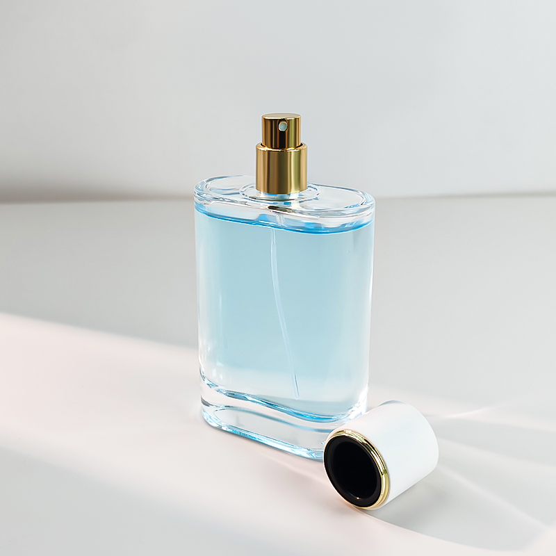 Großeinkauf Klare Benutzerdefinierte Parfümöl-Glasflasche HY-S019