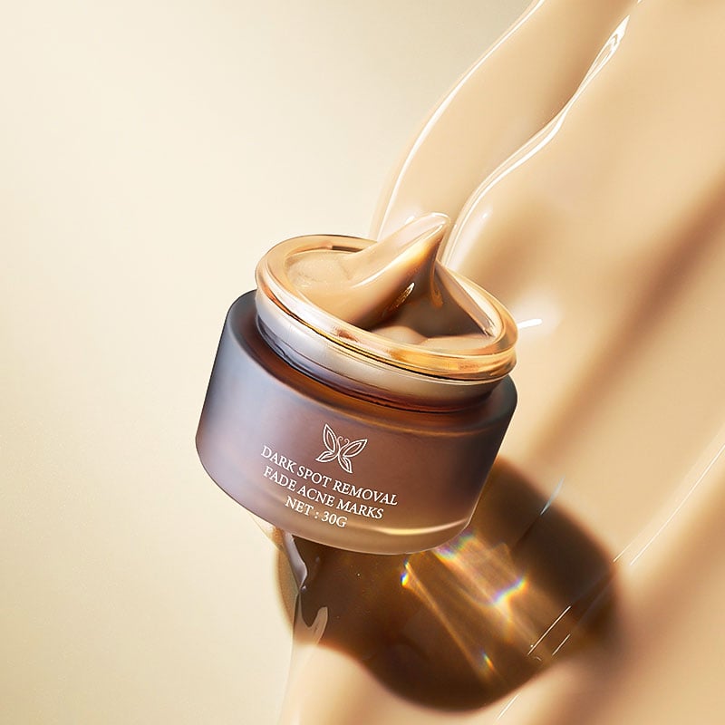 New Brown 50g Cosmetic Jar with Lips HY-1879