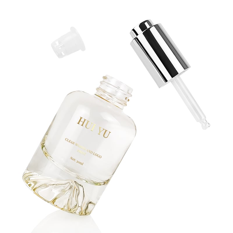 Skincare Packaging Mountain 30ml Essential Oil Push Dropper Pump Bottle HY-1940