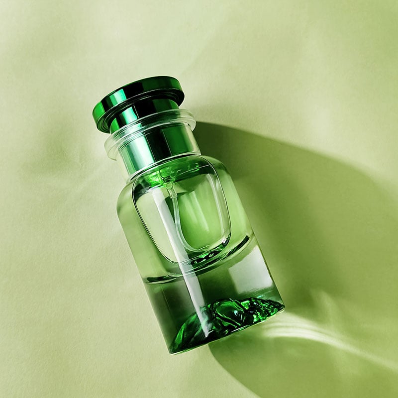 Fashion Heavy Base Mountain Stone Empty 30ml 50ml 100ml Cylinder Glass Perfume Bottles