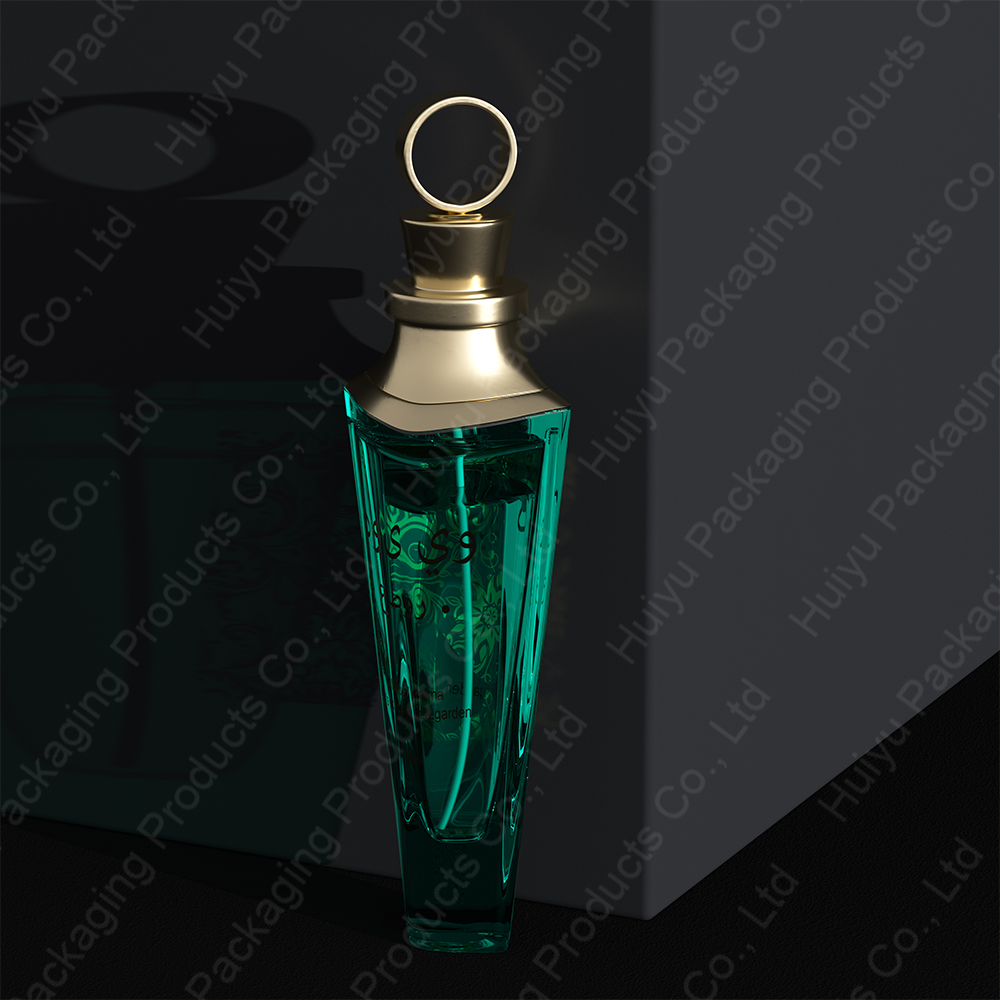New Design ODM Unique Luxury Empty Screw 100ml Glass Perfume Bottle with Spray Pump