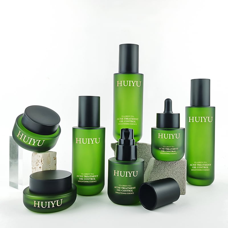 150ml Empty Cosmetic Glass Lotion Bottles HY-2453