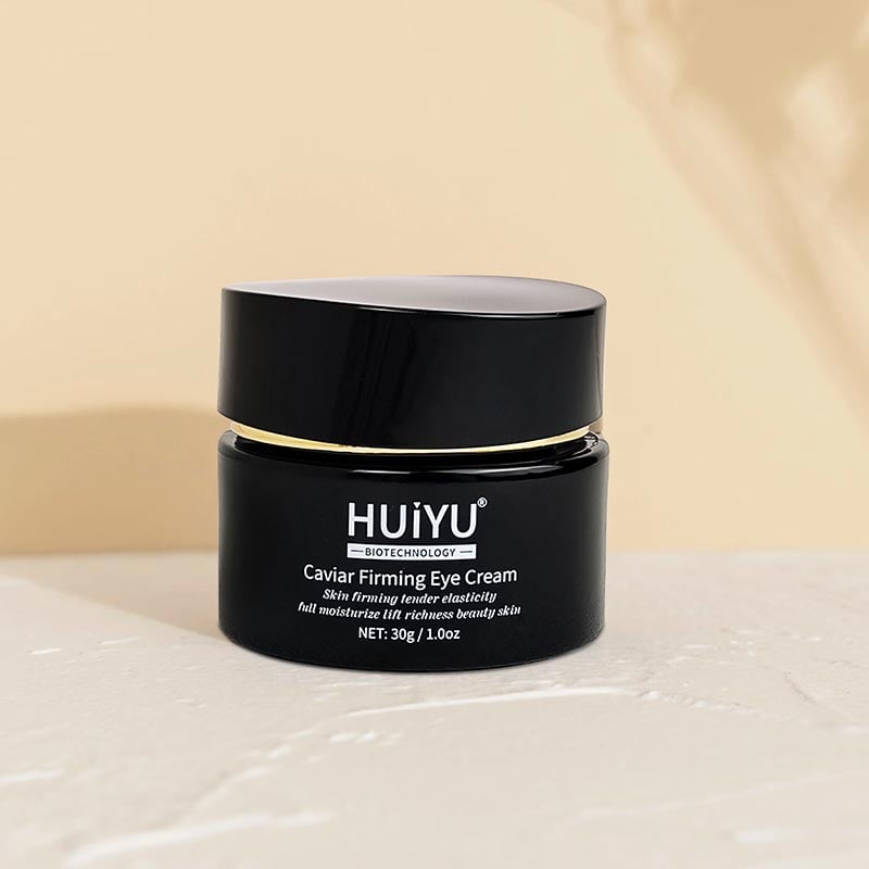 30ml 50ml Round Black Empty Cosmetic Cream Jar with Lids HY-2440