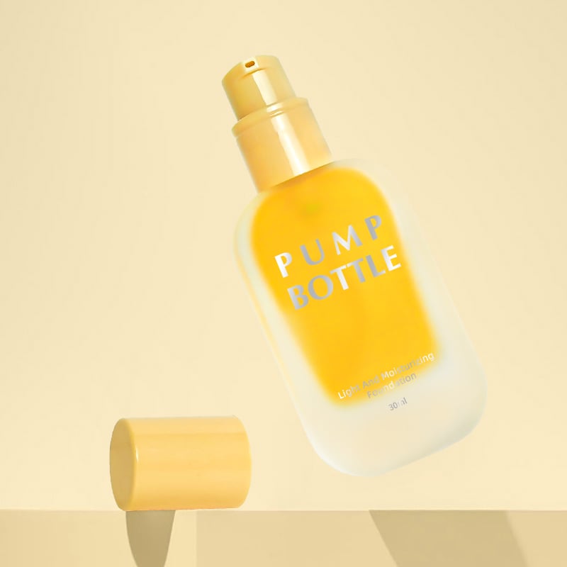 Luxus kosmetikai emulziós csomagolás sík újratöltött mat szivárványos üveg pamutó palack 30ml