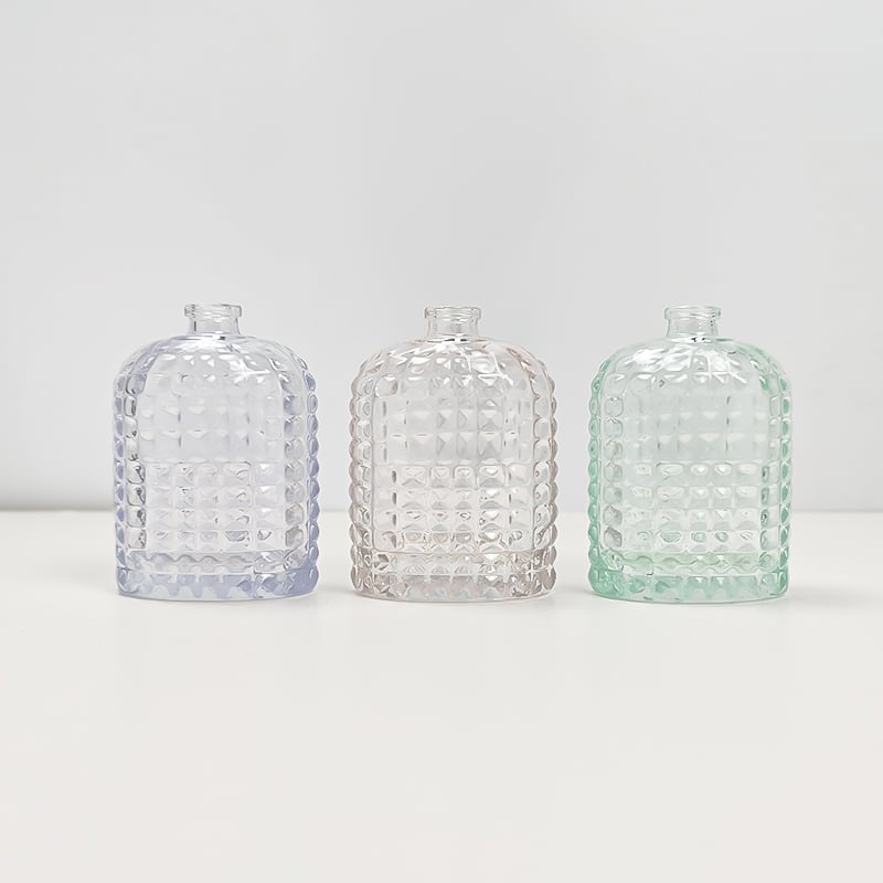 Elegant Flat Crystal Women's Parfum Bottle HY-S018