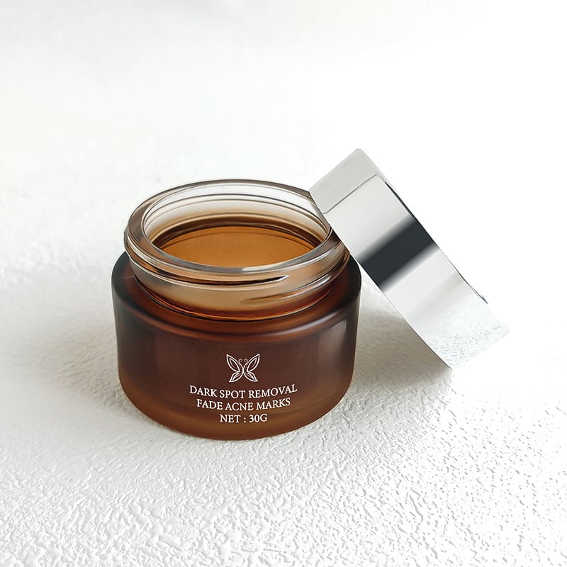 New Brown 50g Cosmetic Jar with Lips HY-1879