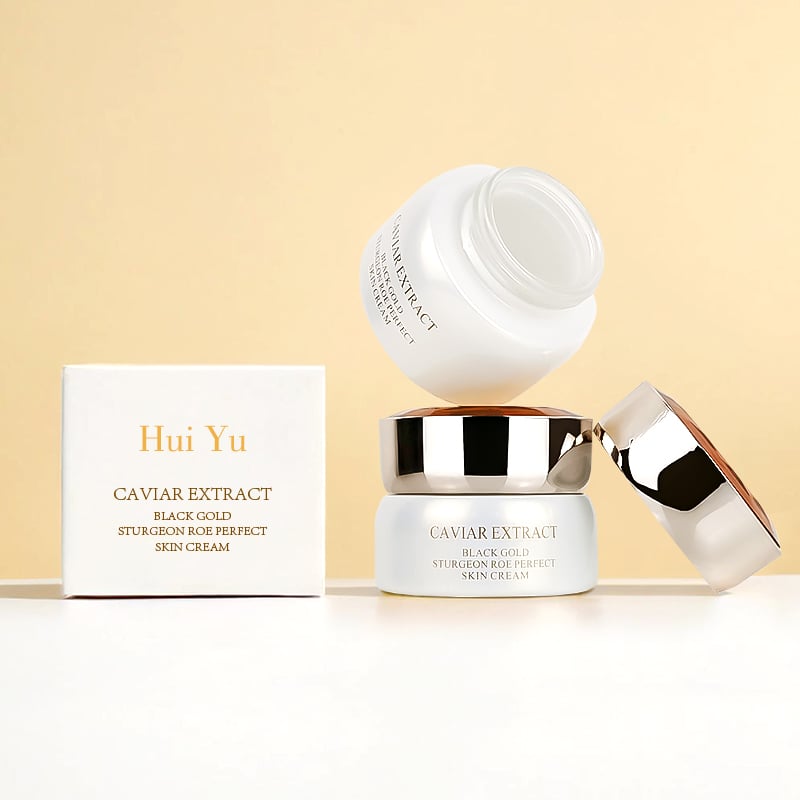 30G 50G New Design Simple Fashion White Pearly Lustre Glass Cosmetic Jar Round Glass Cosmetic Containers with Acrylic Cap