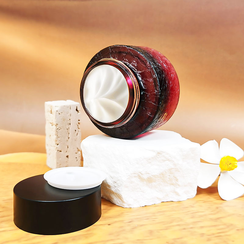 High Quality Ice crack Gradient Skincare Cream Container HY-2390