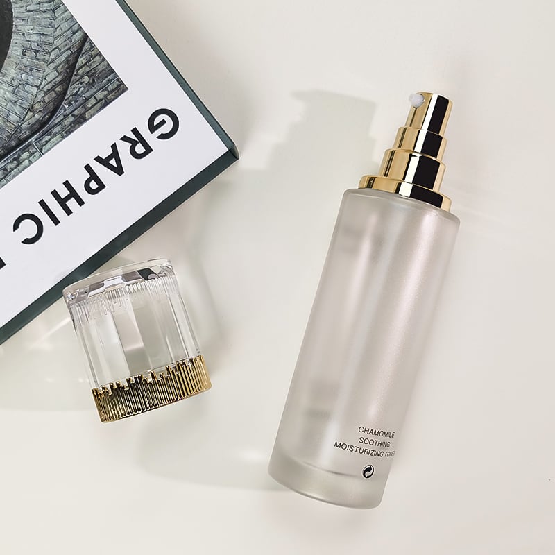 ชุดบรรจุภัณฑ์ดูแลผิวหน้าเรียบง่าย ขนาด 120ml 50g สีใส HY-2446