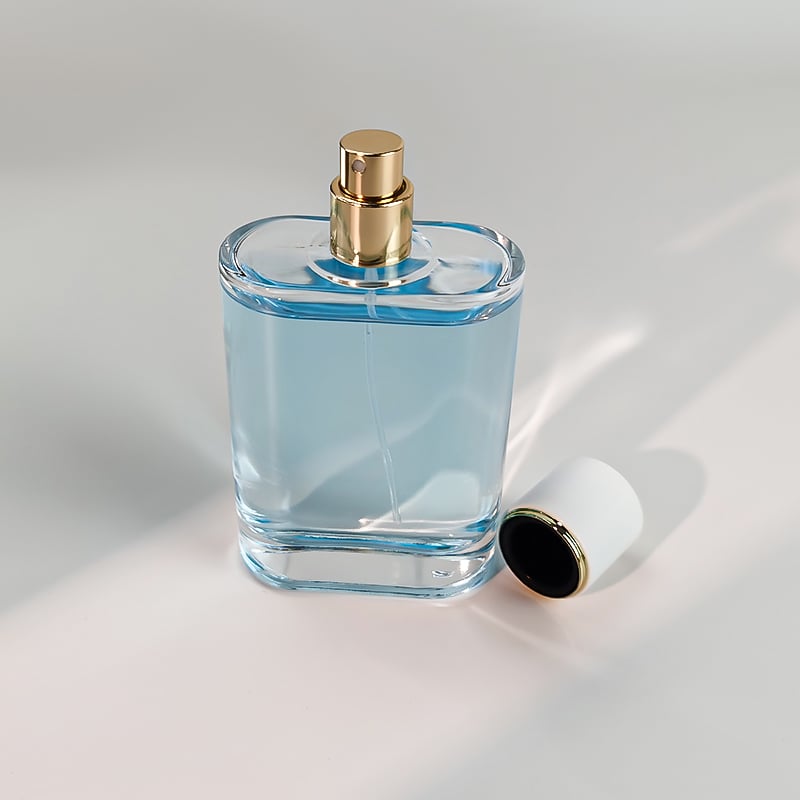 Großeinkauf Klare Benutzerdefinierte Parfümöl-Glasflasche HY-S019