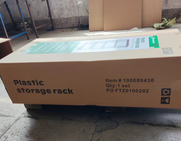 5 shelf adjustable boltless heavy duty plastic racking shelves -5