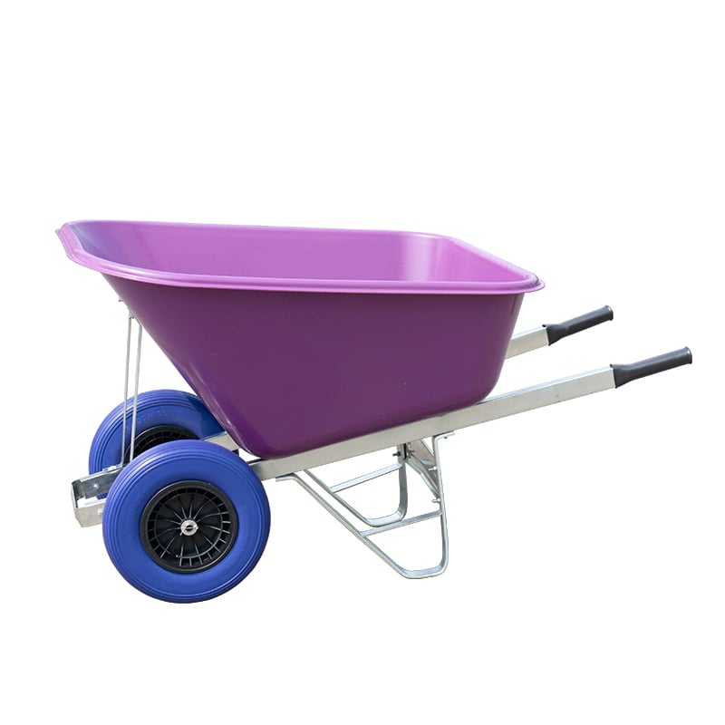 When is a flatbed hand cart better than a vertical hand truck?