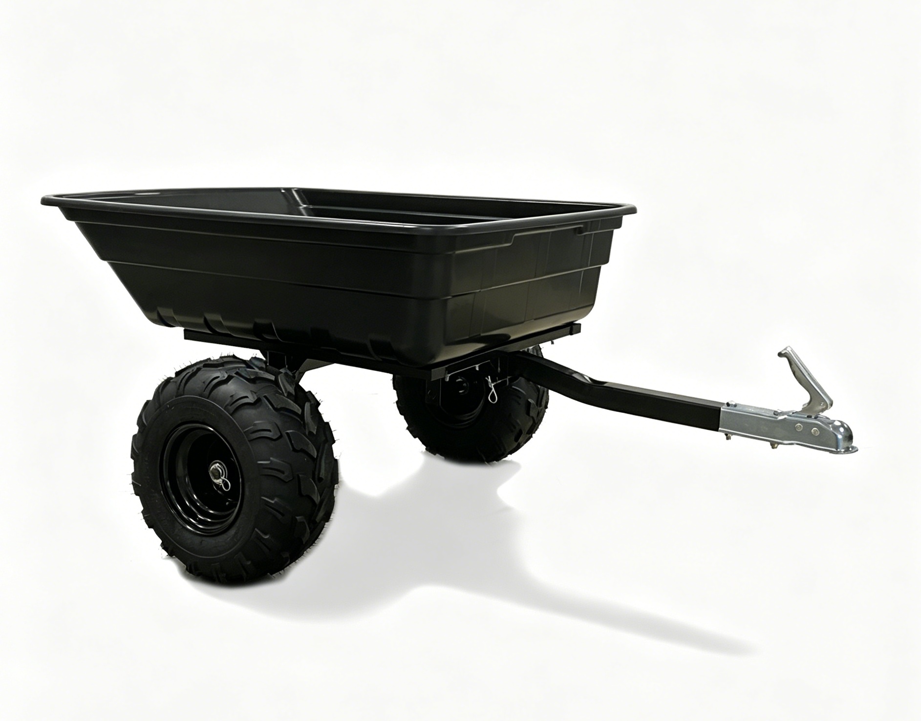 Heavy Duty ATV Dump Utility Tipper Trailer Poly Garden Wagon Trailer