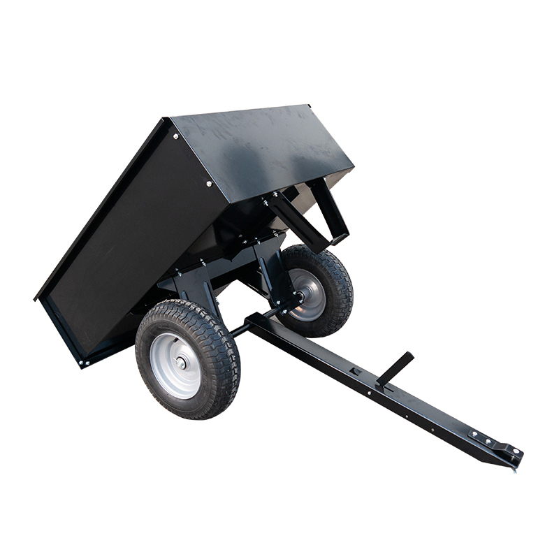 Heavy Duty Durable Steel All Terrain ATV Dump Trailer with 300kg Max Payload